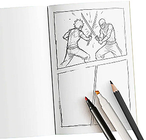 Manga Drawing Sketchbook. Create Your Own Story