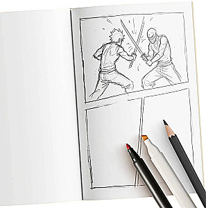 Manga Drawing Sketchbook. Create Your Story