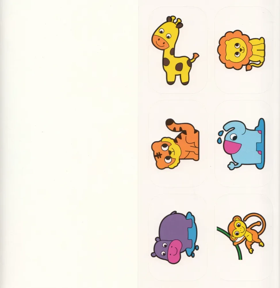 First Coloring Book with Stickers. Zoo