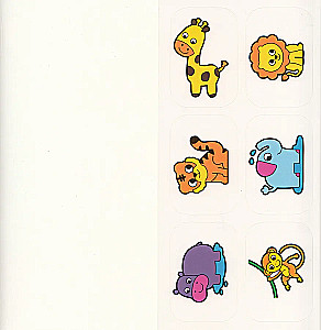 First Coloring Book with Stickers. Zoo