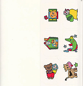 The First Coloring Book with Stickers. Russian Tales