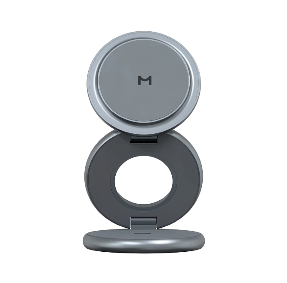 Stacja ładująca 3 w 1 Magssory Signature Disc Pro dla Apple Qi2 Midnight