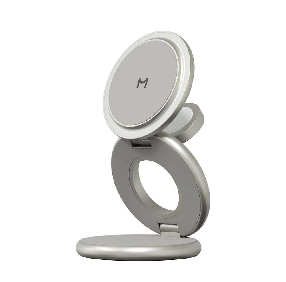 Stacja ładująca 3 w 1 Magssory Signature Disc Pro dla Apple Qi2 Titan