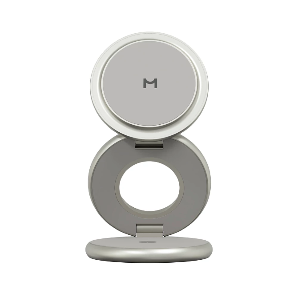 Stacja ładująca 3 w 1 Magssory Signature Disc Pro dla Apple Qi2 Titan