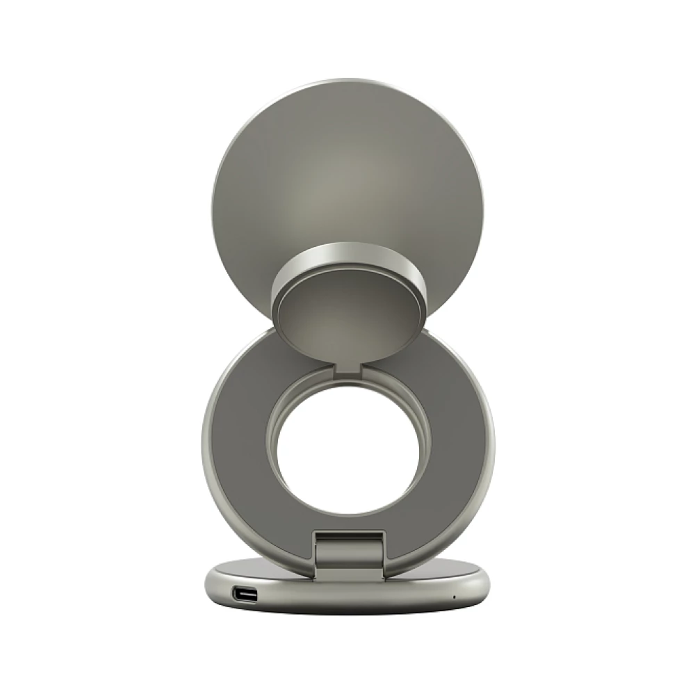 Stacja ładująca 3 w 1 Magssory Signature Disc Pro dla Apple Qi2 Titan