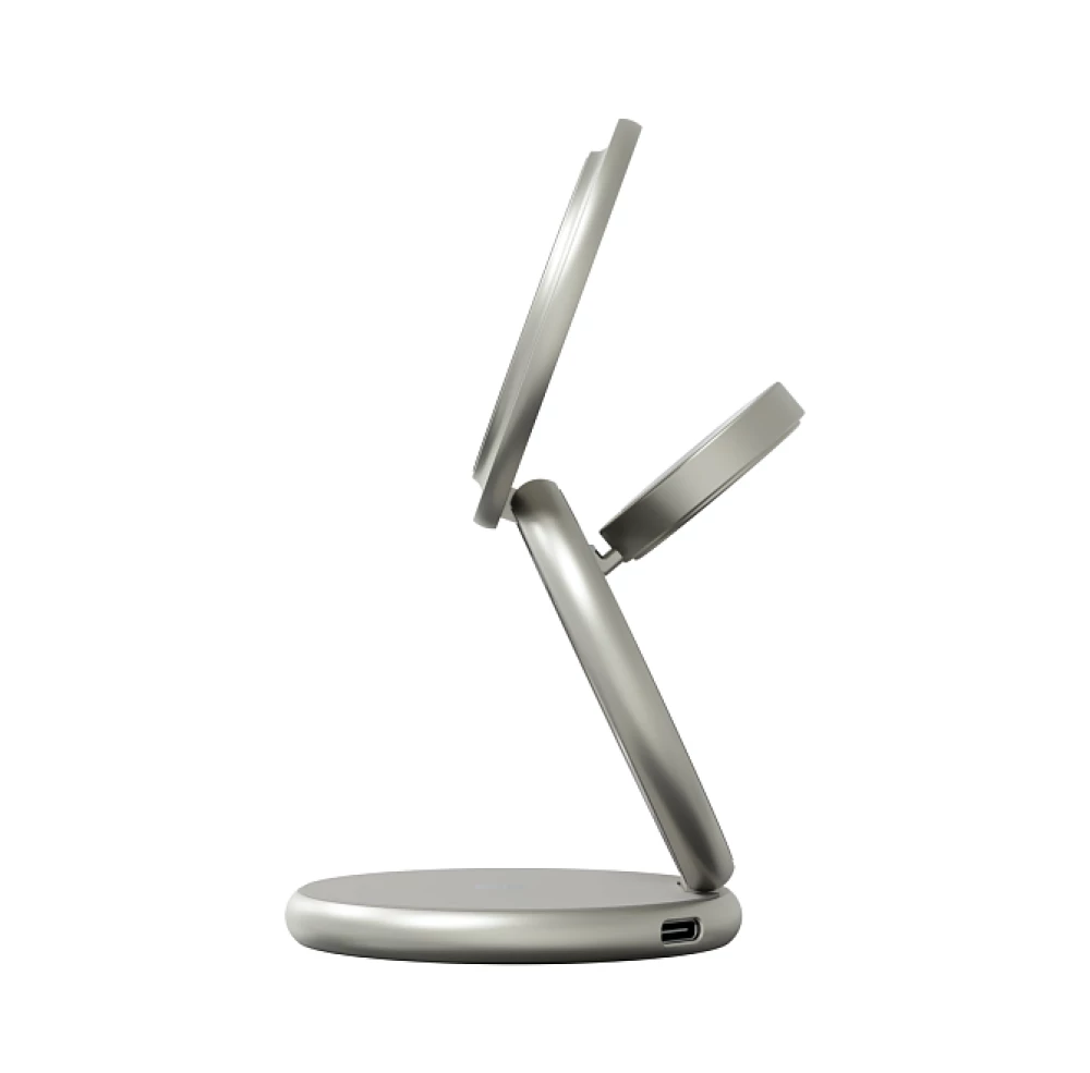 Stacja ładująca 3 w 1 Magssory Signature Disc Pro dla Apple Qi2 Titan