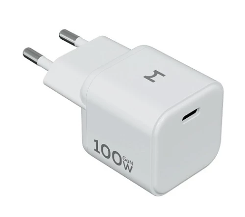 Kompakte Lade station Magssory Nano Boost 100W GaN Weiß