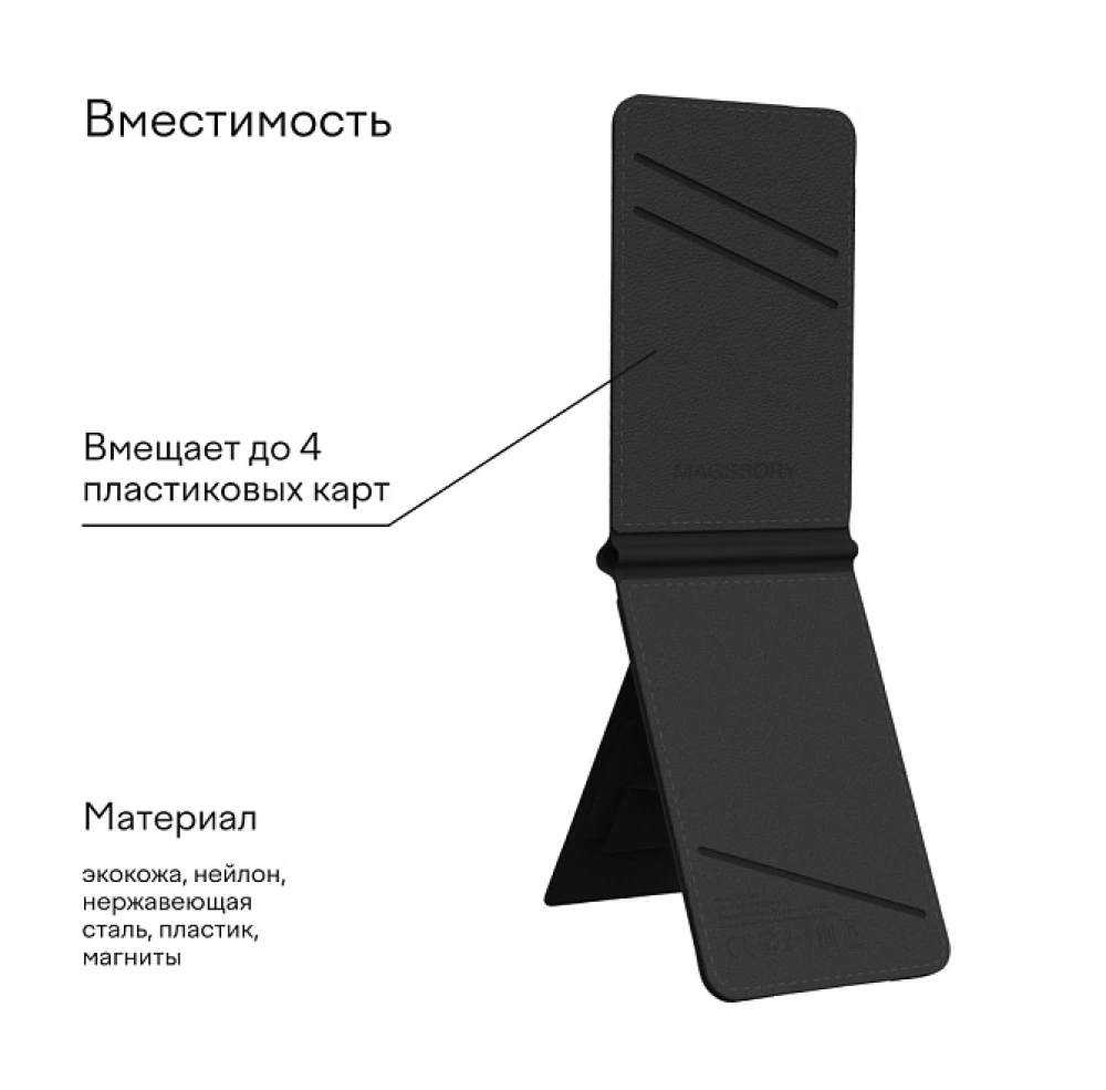 Кардхолдер Magssory Ultima Geo Photo Wallet Midnight