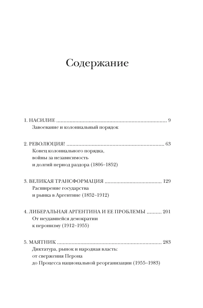 Краткая история Аргентины
