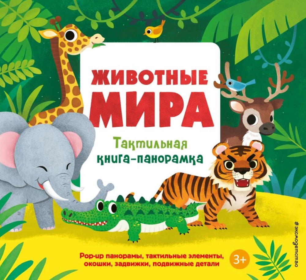 Animals of the World. Tactile Pop-Up Book