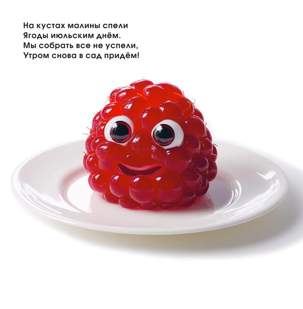 Милые овощи и фрукты. Первая книжка малыша