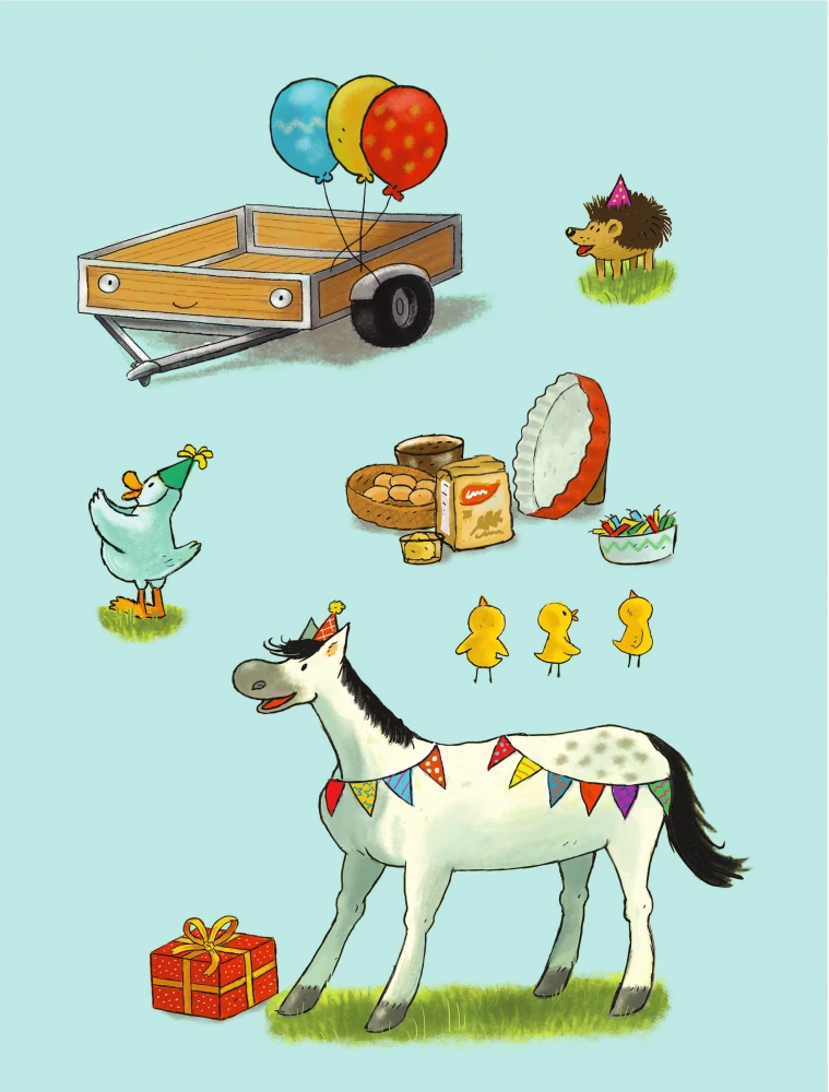 Little Red Tractor, Happy Birthday!