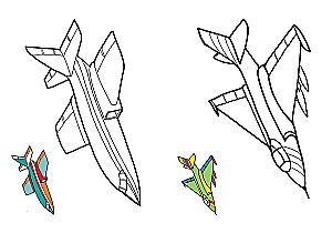 Color by Sample. Airplanes