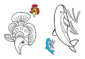Color by Sample. Underwater World