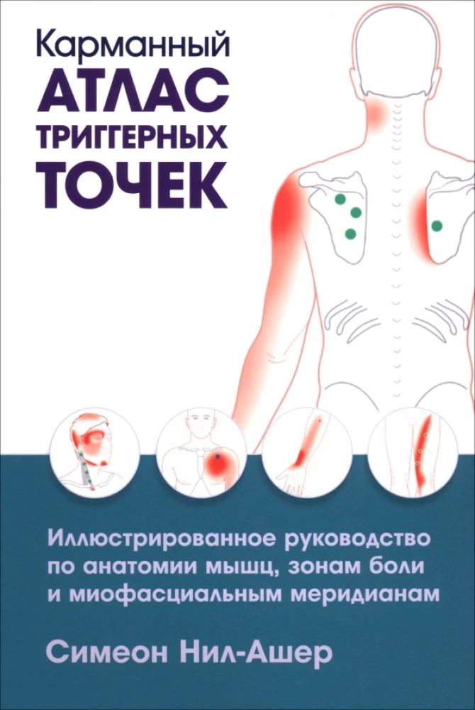Kieszonkowy atlas punktów spustowych: Ilustrowany przewodnik po anatomii mięśni, strefach bólu i miofascjach