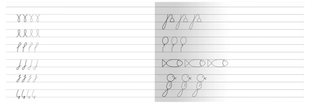 Writing Practice for Kindergarten. Preparing the Hand for Writing