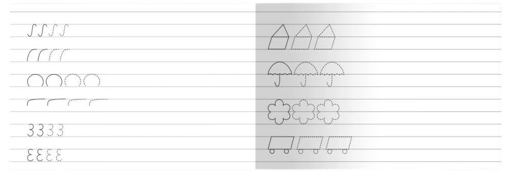 Writing Practice for Kindergarten. Preparing the Hand for Writing