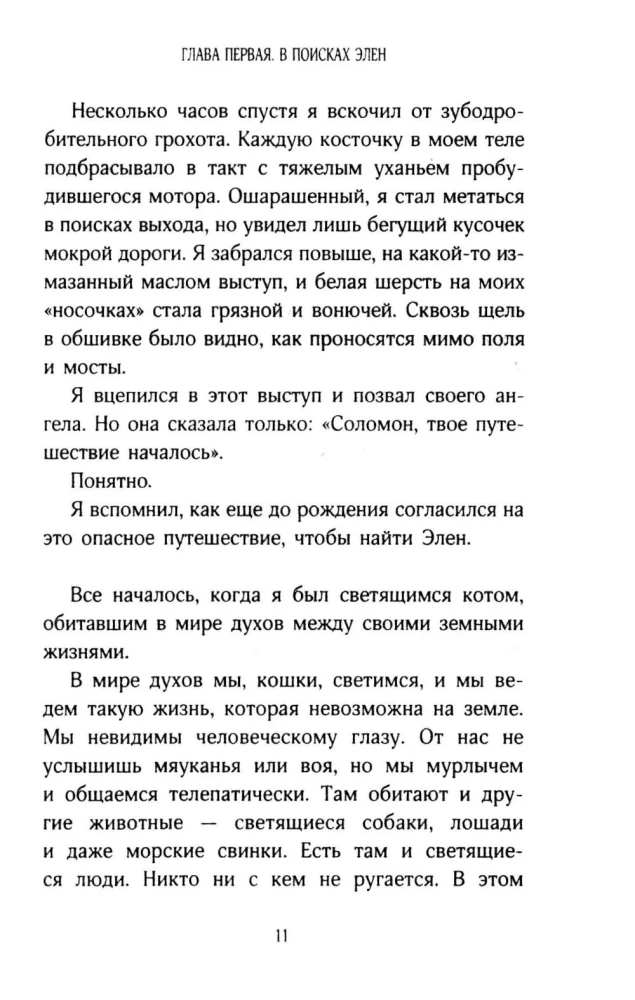 Stāsts par kaķi Salomonu un Elenu, kurai nebija viegli