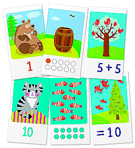 Numbers. Basics of Counting to 10 (48 Cards)