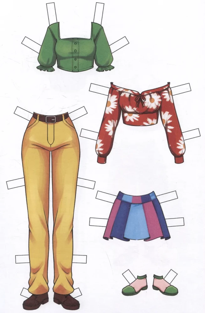 Paper Dolls. Anime Fashionistas
