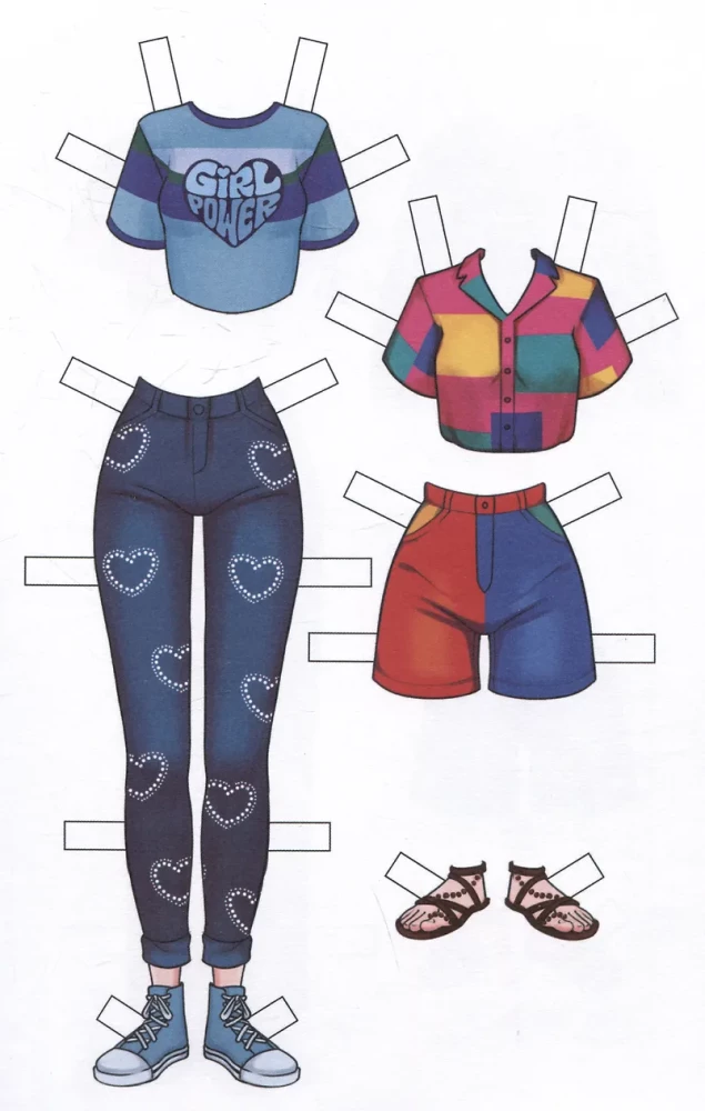 Paper Dolls. Anime Fashionistas