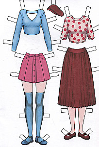 Paper Dolls. Anime Fashionistas
