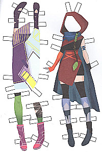 Paper Dolls. In Anime Style