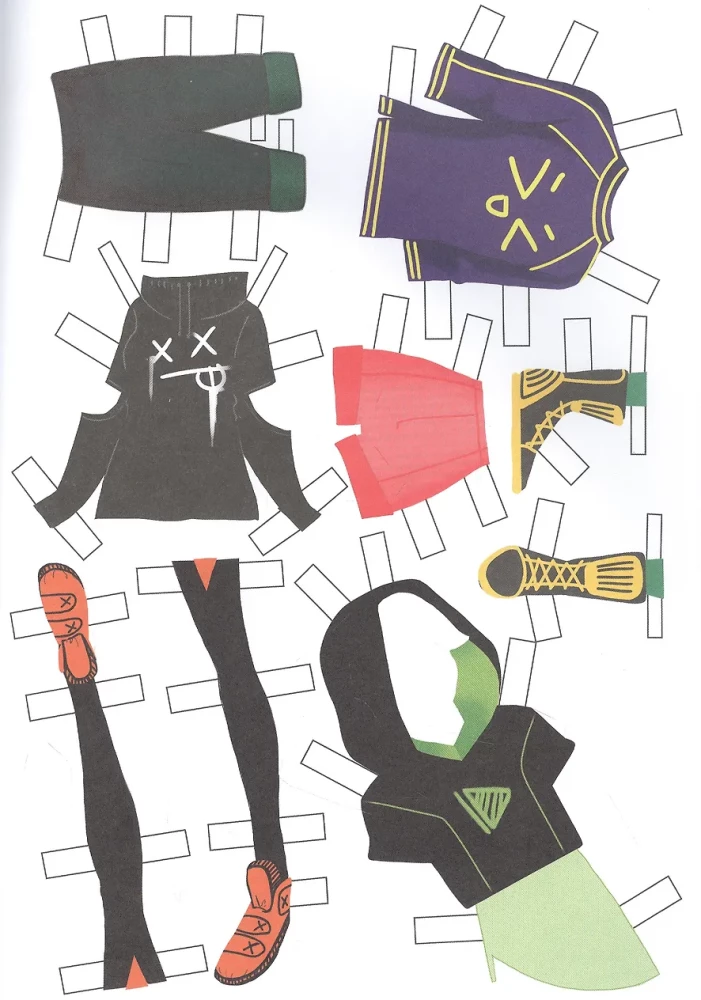 Paper Dolls. In Anime Style
