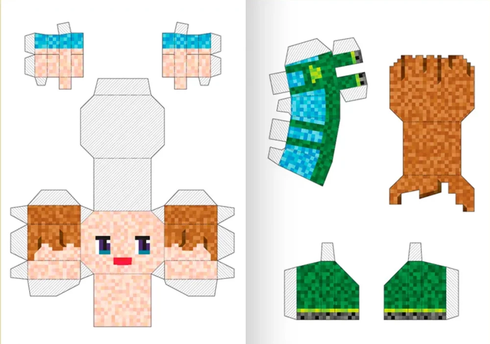 Paper Figures. Favorite Pixel Heroes