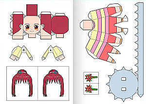 Anime. Paper Figures