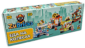 Modular Constructor - ZuBricks. Food on Wheels, 697 Pieces