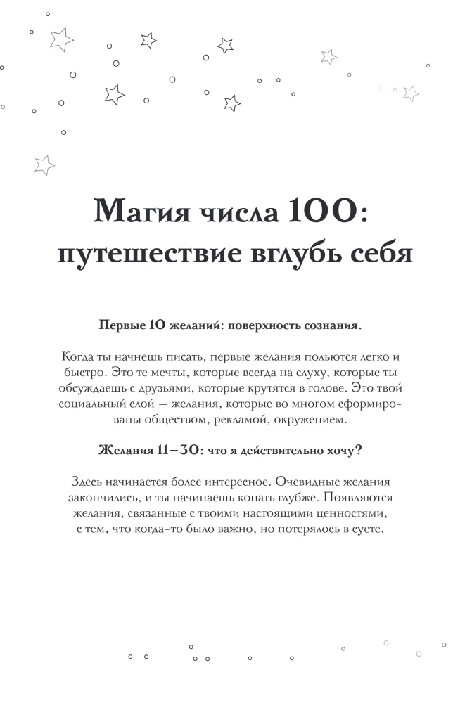 Dream Diary. 100 of My True Desires