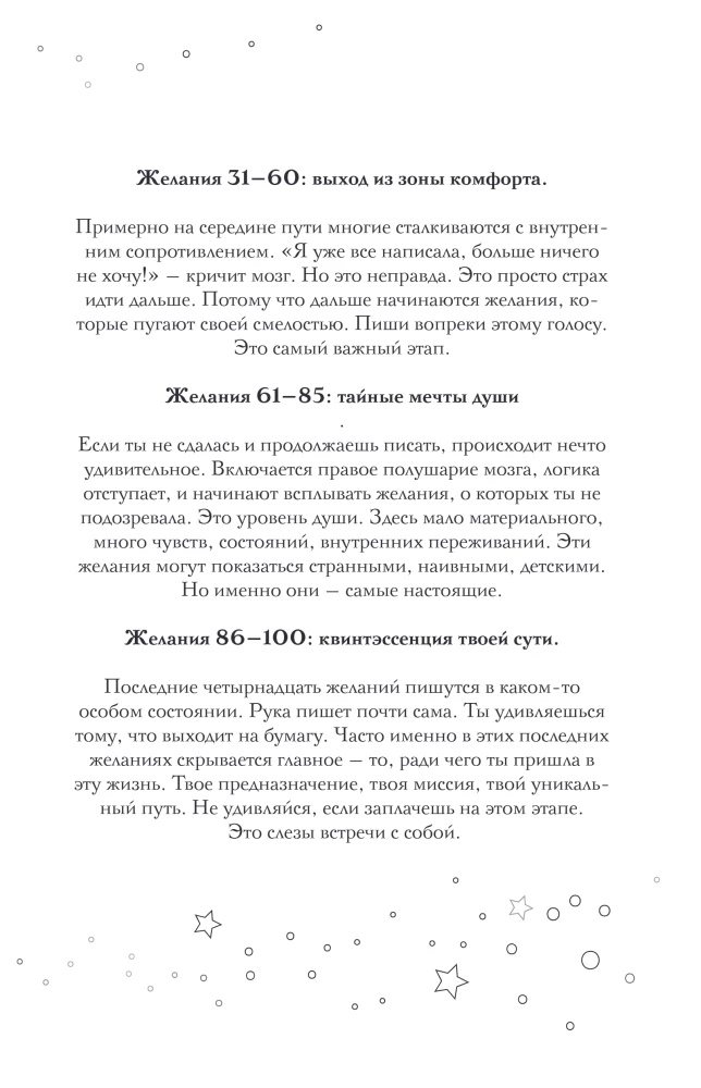 Dream Diary. 100 of My True Desires
