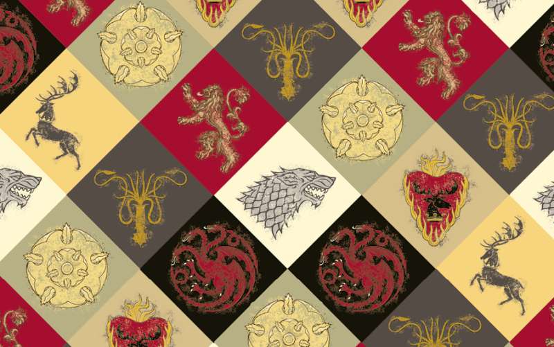 Game of Thrones. Card Holder. House Crests