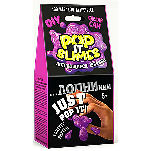 Młody chemik: Pop it slimes. Pękające kulki (fioletowy)