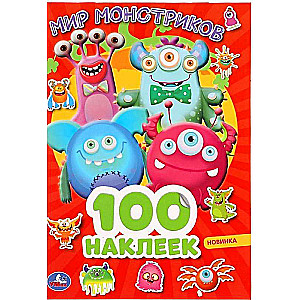 Sticker Album World of Monsters (100 Stickers)
