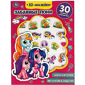 Activity with Stickers Funny Ponies