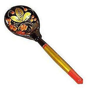 Teaspoon. Khokhloma