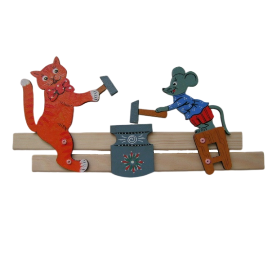 Bogorodskaya Toy - Blacksmiths: Cat and Mouse