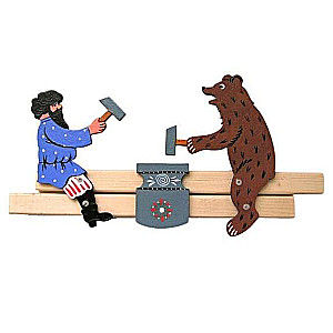 Bogorodskaya Toy - Blacksmiths: Man and Bear