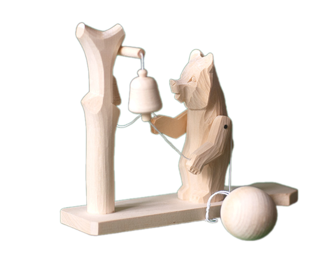Bogorodskaya Toy - Bear with Bells