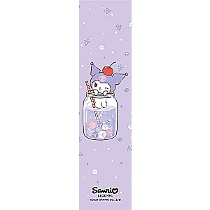 Bookmark with rubber band. Kuromi (cocktail)
