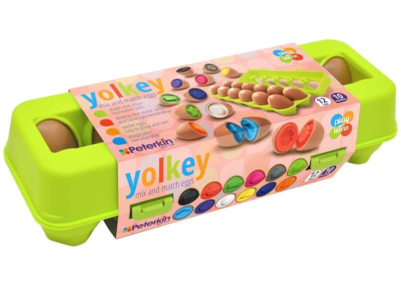 Developing Board Game Match the Halves, Eggs