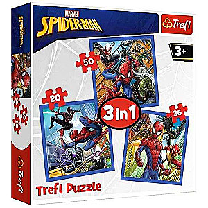 Puzzle 3in1 Trefl: Disney Marvel Spiderman