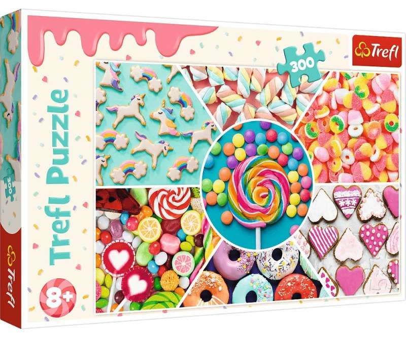 Puzzle 300 Trefl: Słodycze