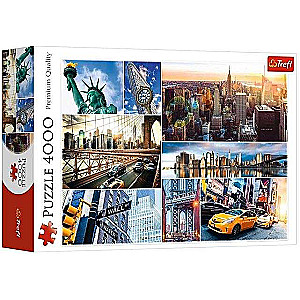 Puzzle 4000 Trefl: New York - collage