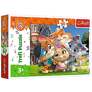 Puzzle 30 Trefl: Rainbow 44 cats
