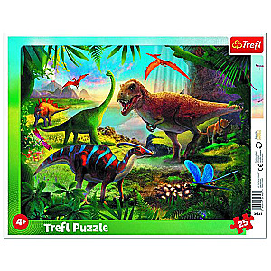 Puzzle 25 Trefl: Dinosaurs