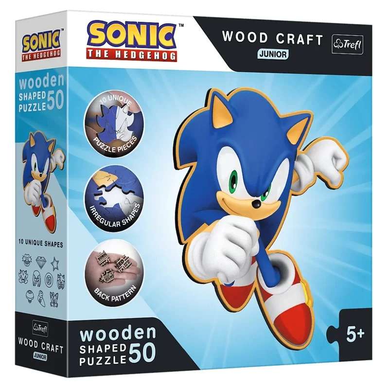 Puzzle 50 Wood Craft Junior Trefl: Smart Sonic