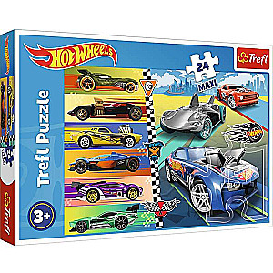 Puzzle 24 Maxi Trefl: Fast Hot Wheels
